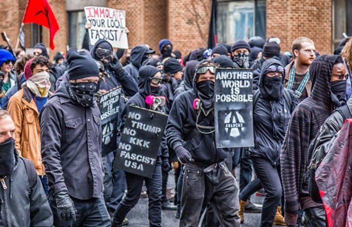 Antifa “Anti-Free Speech” Militants Clash With Far-Right Protestors During the Peaceful Portland Freedom March